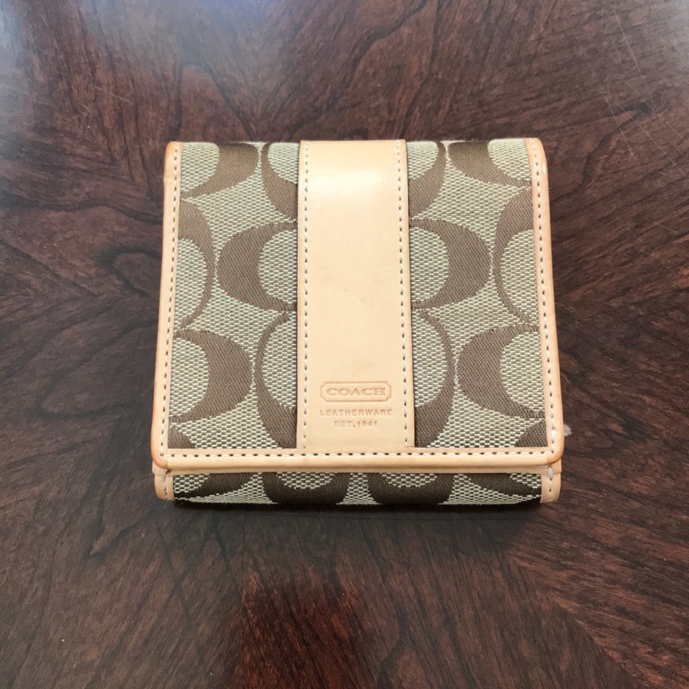 Classic coach wallet